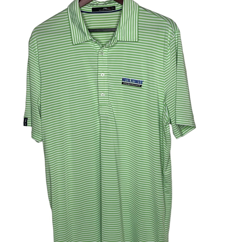 Mens‎ RLX Ralph Lauren mint green golf polo shirt Sycamore Hills polo
